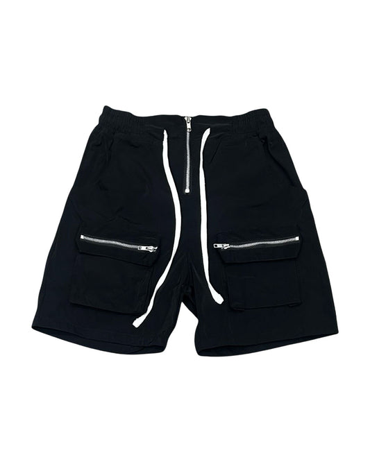 INDORE COLLECTION POCKET SHORTS - BLACK