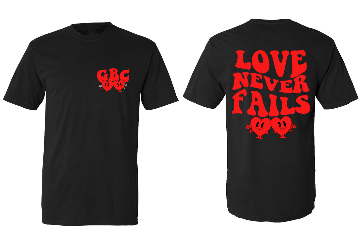 Guy Benson Collection Love Never Fails T-Shirt -Black/Red