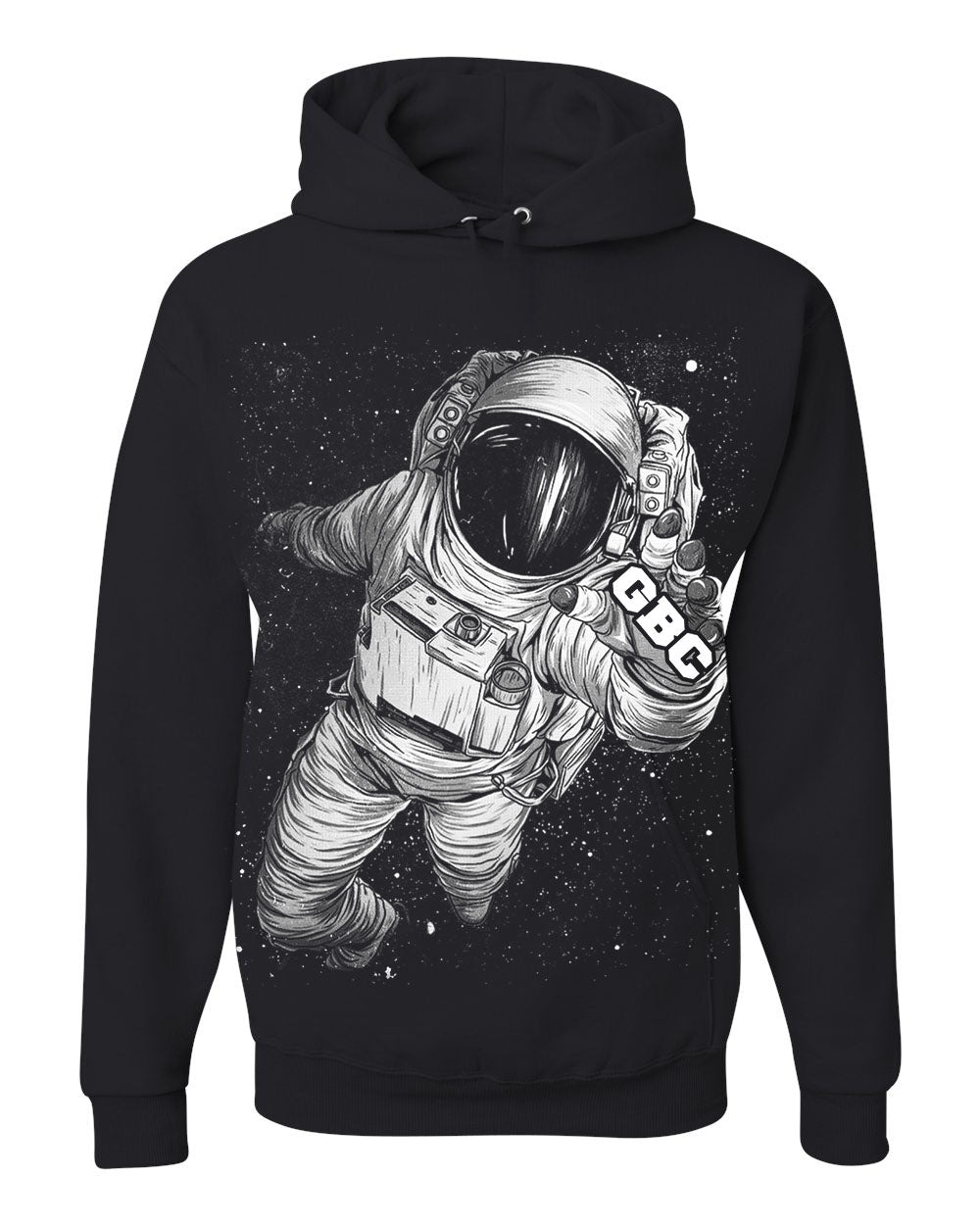 Guy Benson Collection Out Of Site Hoodie Black White