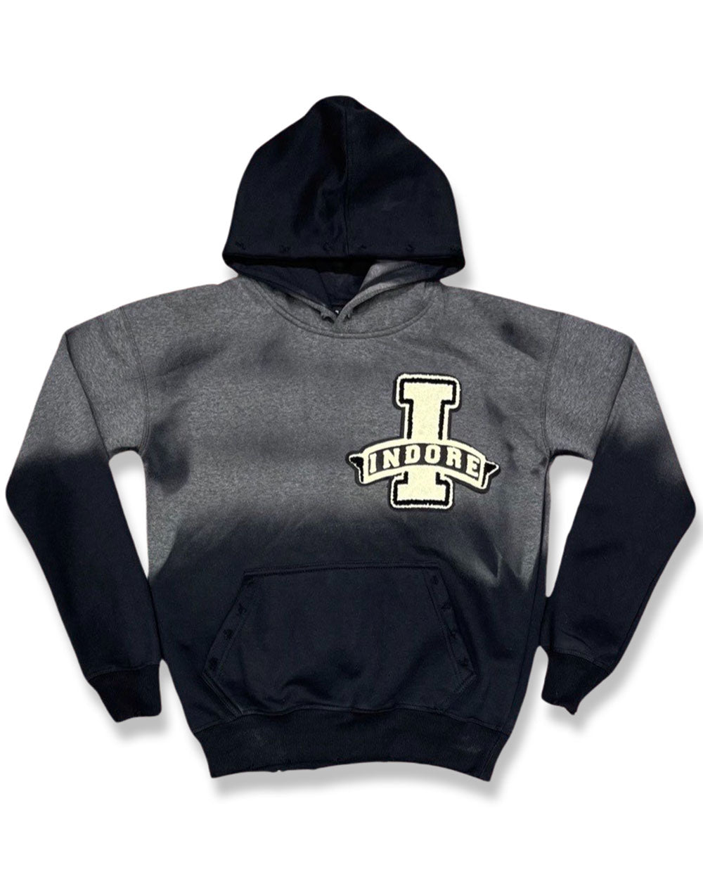 INDORE UNIVERSITY HOODIE - BLACK