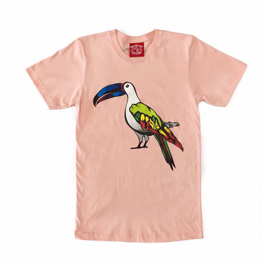 Guy Benson Collection Exotic Bird Tee - Peach