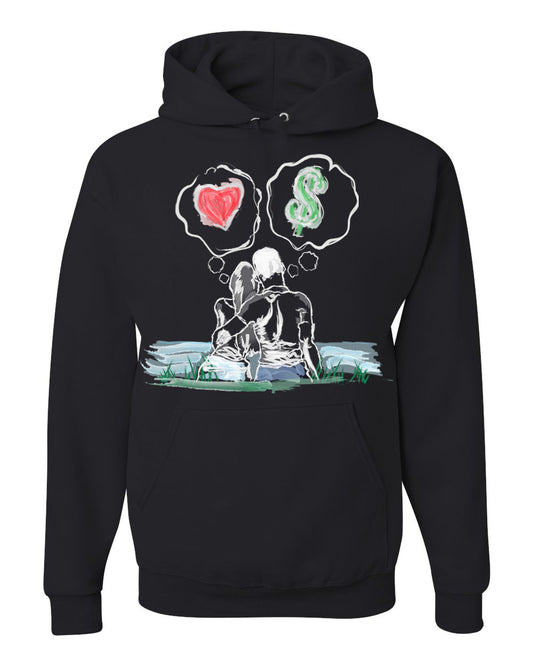 Guy Benson Collection Love Vs Money Hoodie -Black