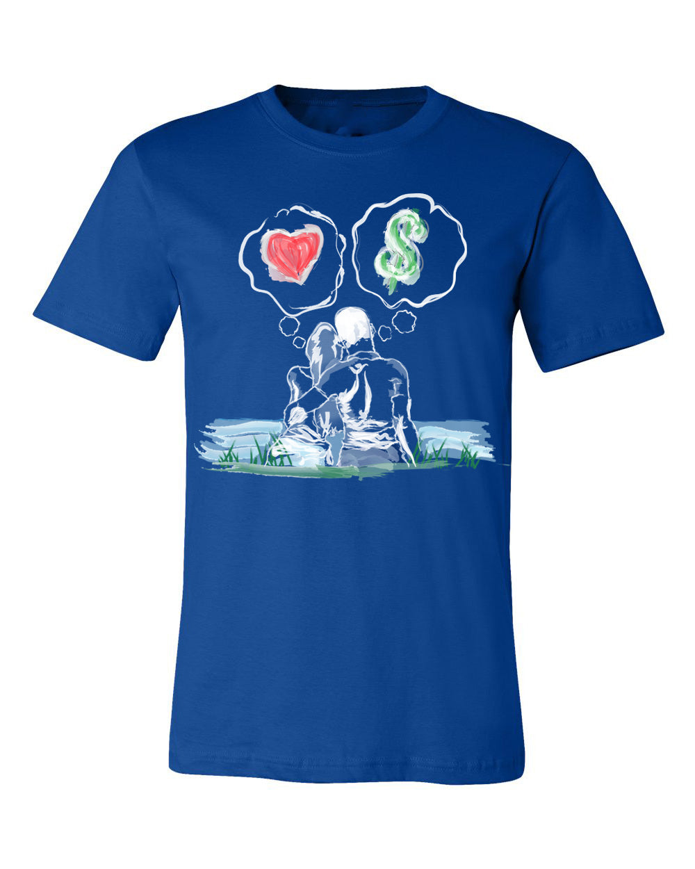 Guy Benson Collection Love Vs Money T-Shirt -Royal