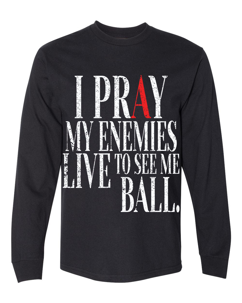INDORE COLLECTION MY ENEMIES LONG SLEEVE - BLACK