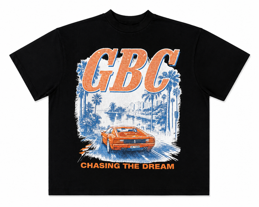Guy Benson Collection "Chasing The Dream" Rhinestone T-Shirt -Black