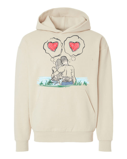 Guy Benson Collection "Love Is In The Air" Hoodie -Cream
