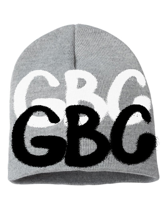 Guy Benson Collection "GBC" Knitted Beanie -Grey/White/Black