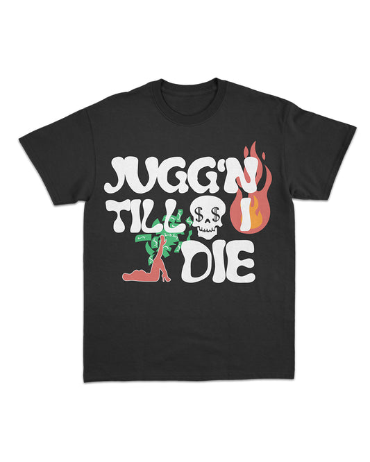 INDORE COLLECTION JUGGIN T-SHIRT - BLACK
