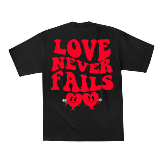 Guy Benson Collection Love Never Fails T-Shirt -Black/Red