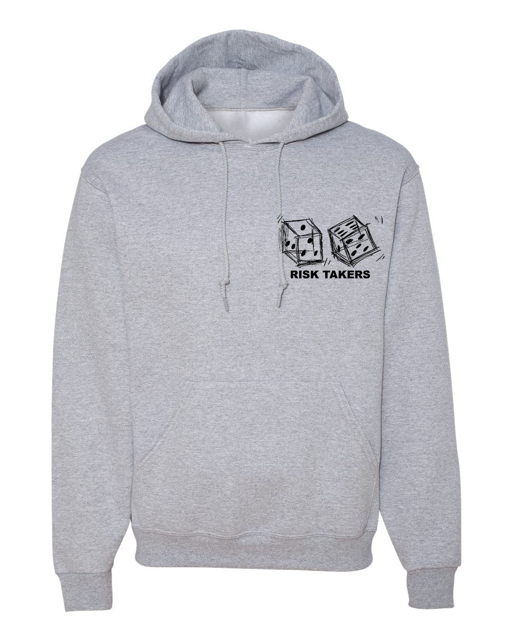 Indore Collection Risk Taker Lifestyle Hoodie -Grey