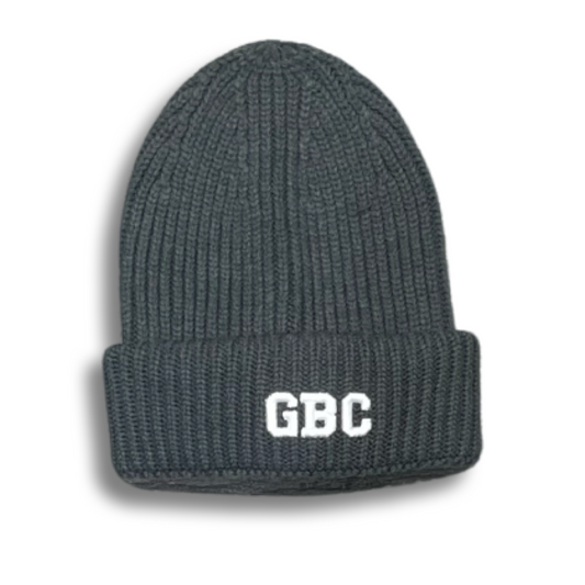 Guy Benson Collection - Gbc Signature Beanie  Dark Grey/White