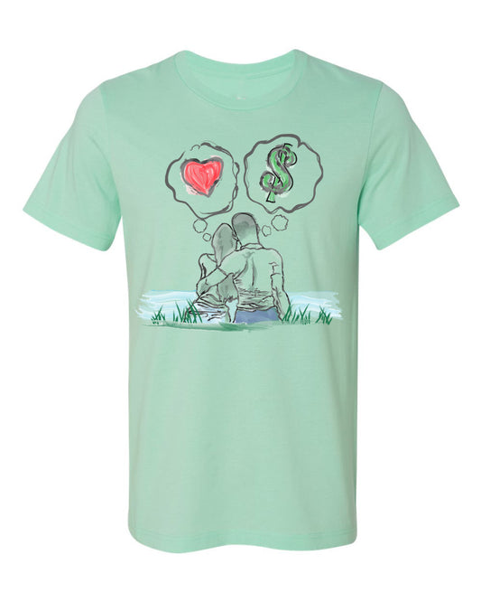 Guy Benson Collection Love Vs Money T-Shirt -Mint
