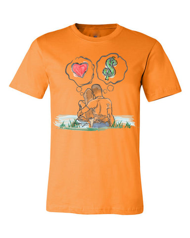Guy Benson Collection Love Vs Money T-Shirt -Orange