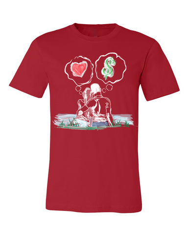 Guy Benson Collection Love Vs Money T-Shirt -Red